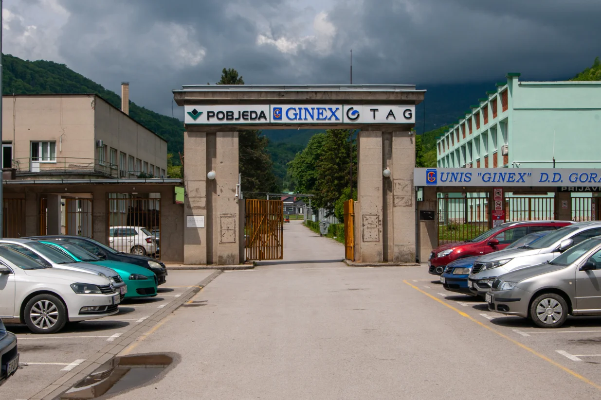 Ginex Pobjeda Rudet ulazna kapija Goražde/Damir Deljo