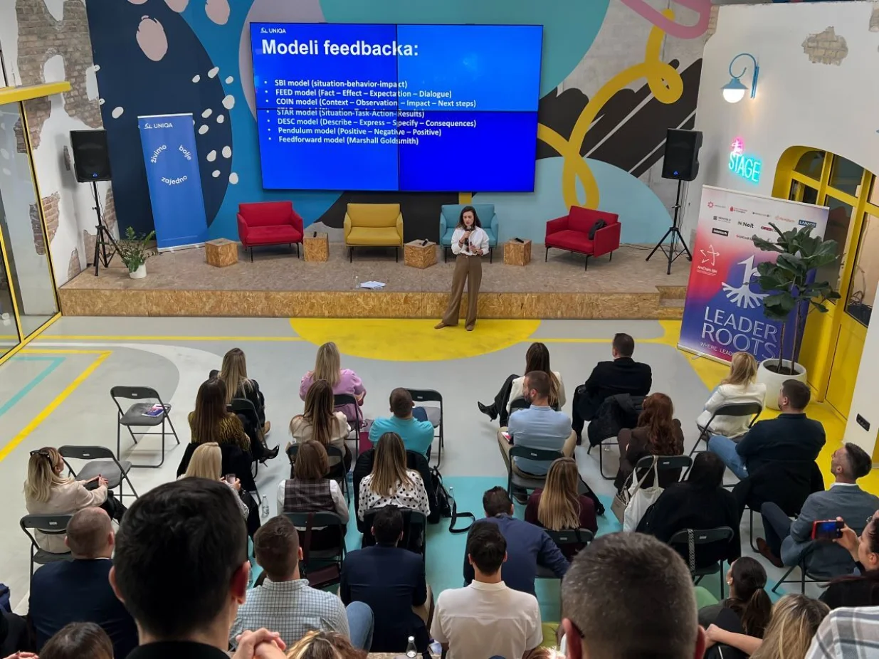 Kultura povratne informacije: druga sesija programa Leader Roots pod pokroviteljstvom UNIQA osiguranja	Edukacija Leader Roots/