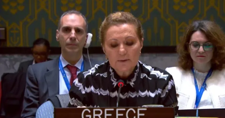 Predstavnica Grčke, UN, Vijeće sigurnosti/Prtsc
