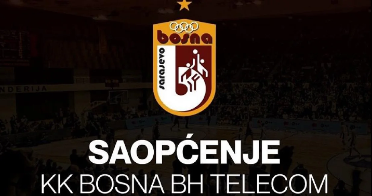 KK Bosna saopštenje/Foto: 