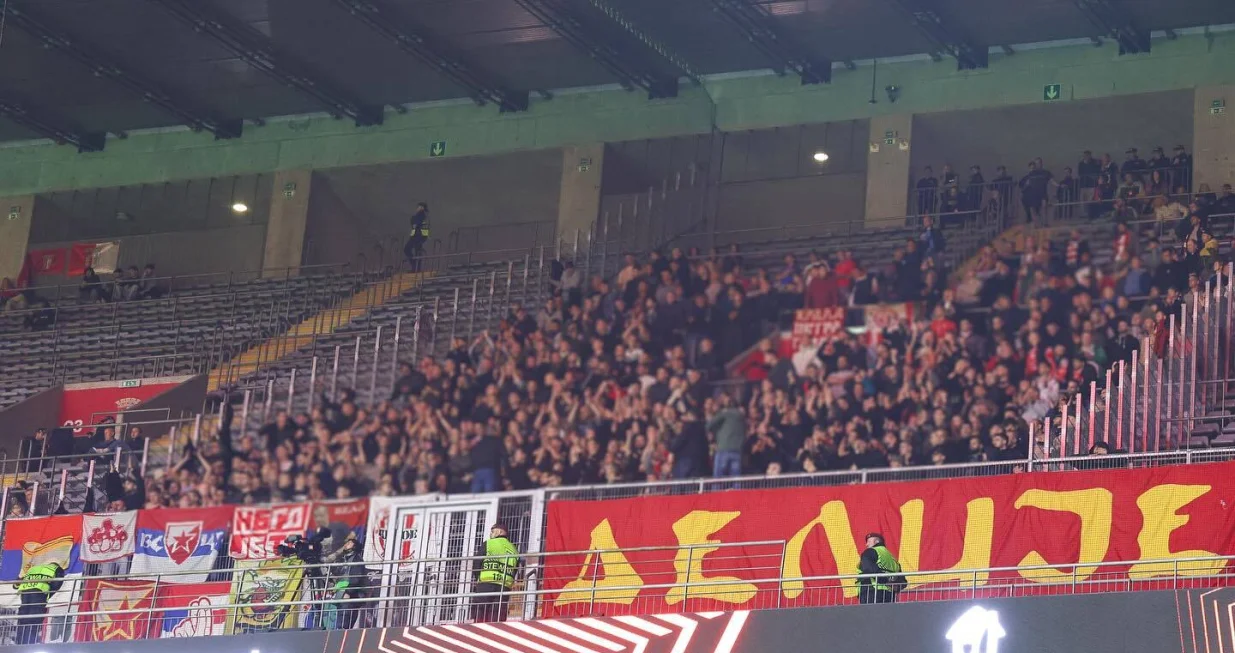 Delije u Bragi/Foto: 