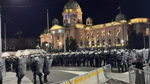 Haotično je večeras u Beogradu/Vladislav Mitić