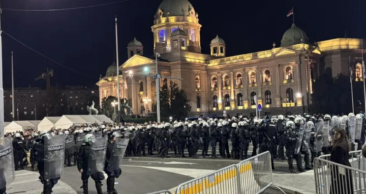 Haotično je večeras u Beogradu/Vladislav Mitić