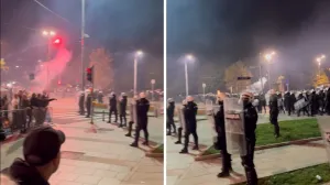 Ćaciji su građane gađali bakljama, flašama.../X