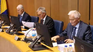 Dragan Čović, Kemal Ademović i Nikola Špirić; hitna sjednica Doma naroda Parlamentarne skupštine BiH/Harun Muminović