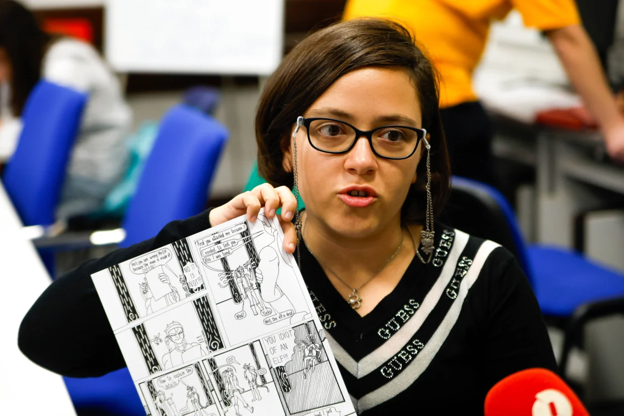 Radionica stripa u prostorijama Opcine Centar/Damir Deljo