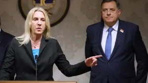 Željka Cvijanović i Milorad Dodik/Senad Gubelić