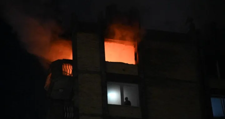 Požar, Tuzla, Dom penzionera, vatra/Faruk Begtašević