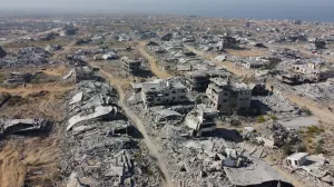 Apokaliptični prizor razorenog naselja Tel al-Hawa u Gazi nakon povlačenja izraelskih snaga/ANADOLIJA/