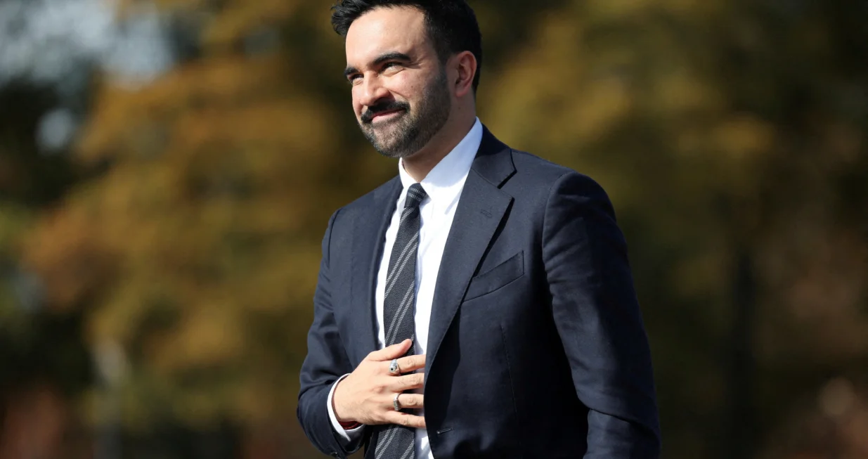 New York City mayor-elect Zohran Mamdani attends a press conference at the Unisphere in the Queens borough of New York City, U.S., November 5, 2025. REUTERS/Kylie Cooper  TPX IMAGES OF THE DAY/Kylie Cooper
