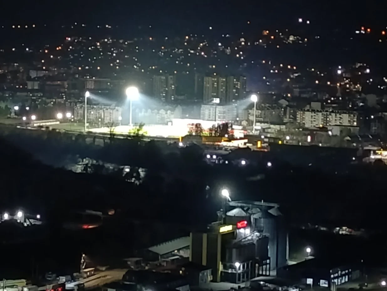 Zasvijetlio stadion Sloge (FOTO: FK Sloga)/Foto: 