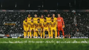 Armin Gigović dobio crveni protiv PAOK-a (FOTO: Young Boys)/Foto: 