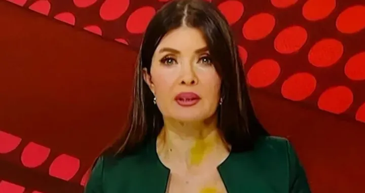 Voditeljica, RTS, Gordana Stijačić, žute mrlje/Prtsc
