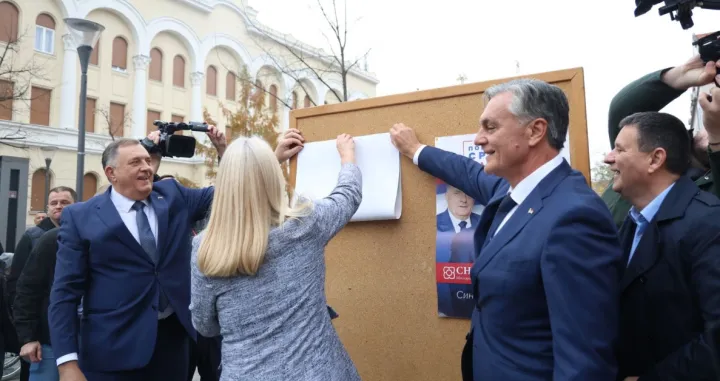 Milorad Dodik, Siniša Karan, Željka Cvijanović, predizborna kampanja/X.com