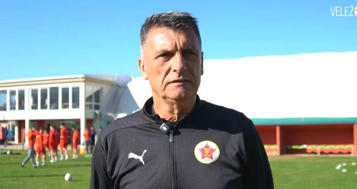Rahimić najavio sutra&scaron;nji duel protiv Radnika (FOTO: Screenshot/FK Velež TV)/Foto: 