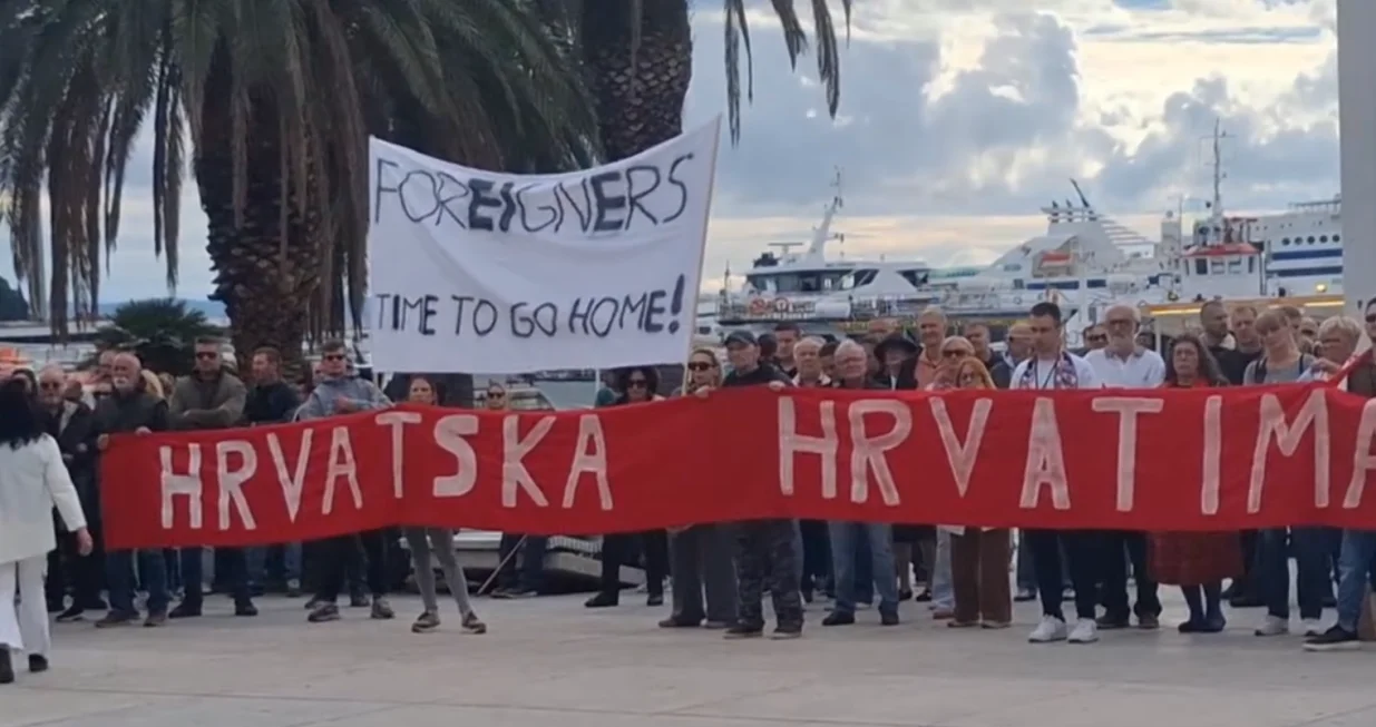 Protesti Split/Screenshot