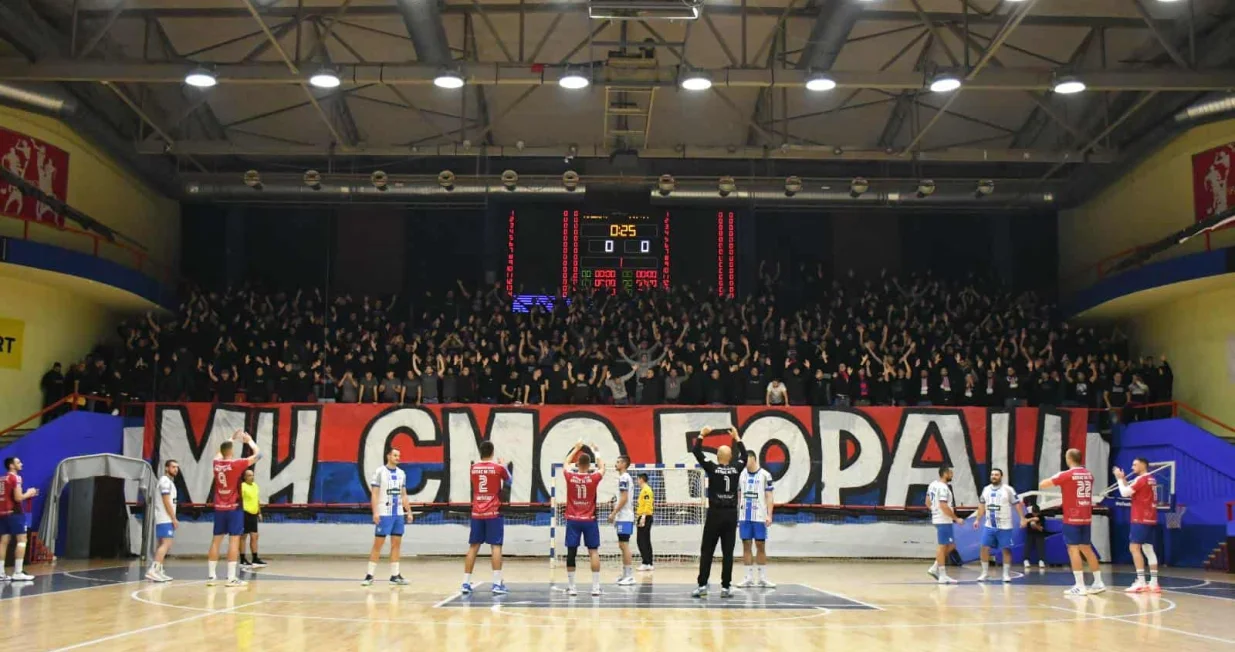 Nezadovoljni igrači RK Borac/Foto: 