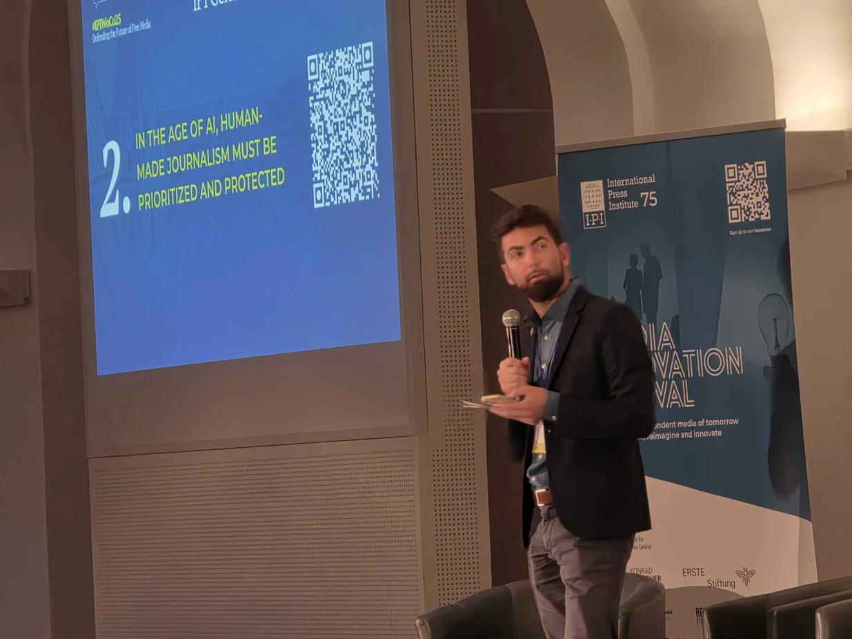 Scott Griffen - #IPIWOCo25 Defending the future of free media/Oslobođenje 