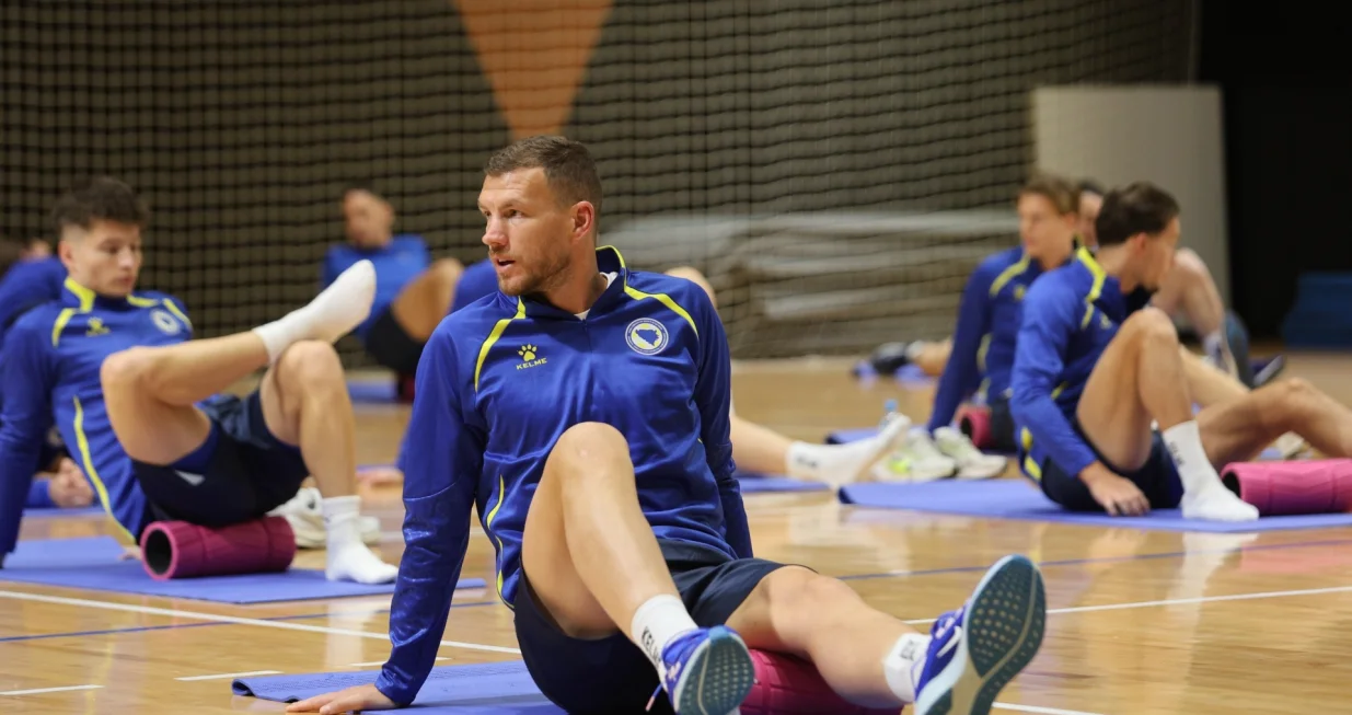 Trening fudbalske reprezentacije BiH (FOTO: NFSBiH)/Foto: 