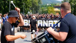 Korteo BH Fanaticosa (FOTO: Damir Deljo/Oslobođenje)/Foto: 