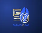 Logo povodom 50 godina KJKP Sarajevogas d.o.o. Sarajevo/Foto: Sarajevogas