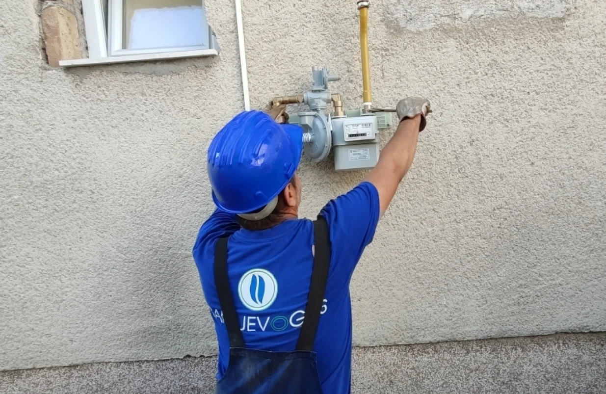 Montaža gasnog seta u Sarajevu/Foto: Sarajevogas