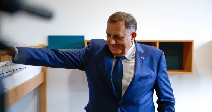 Otvaranje studentskog doma Istočno Sarajevo: Karan, Dodik, Minić/Damir Deljo