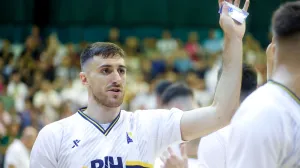 BiH vs Belgija: Aleksandar Lazić/Foto: Damir Deljo