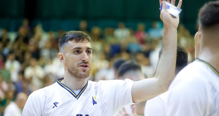 BiH vs Belgija: Aleksandar Lazić/Foto: Damir Deljo