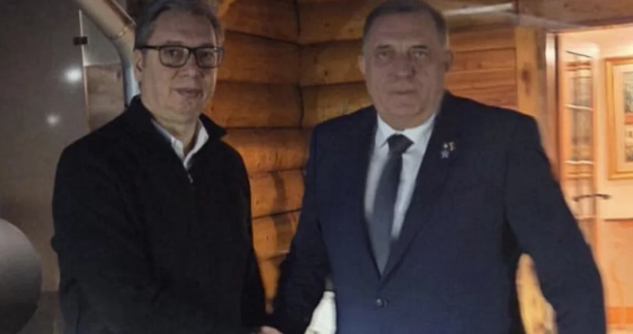 Dodik objavio fotografiju susreta sa Vučićem/Milorad Dodik
