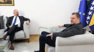 John Ginkel i Elmedin Konaković, sastanak/