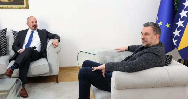 John Ginkel i Elmedin Konaković, sastanak/