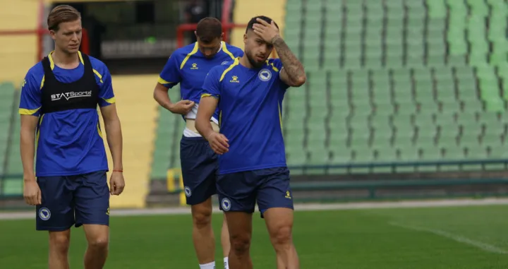 Dženis Burnić i Jusuf Gazibegović/Foto: Sanel Konjhodžić/sport1