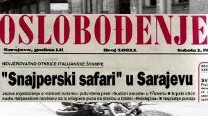 Naslovna stranica Oslobođenja - 1. april 1995. godine/Arhiv Oslobođenja