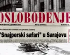 Naslovna stranica Oslobođenja - 1. april 1995. godine/Arhiv Oslobođenja