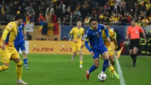 Detalj s utakmice između Rumunije i BiH (FOTO: N/FSBiH)/Foto: 