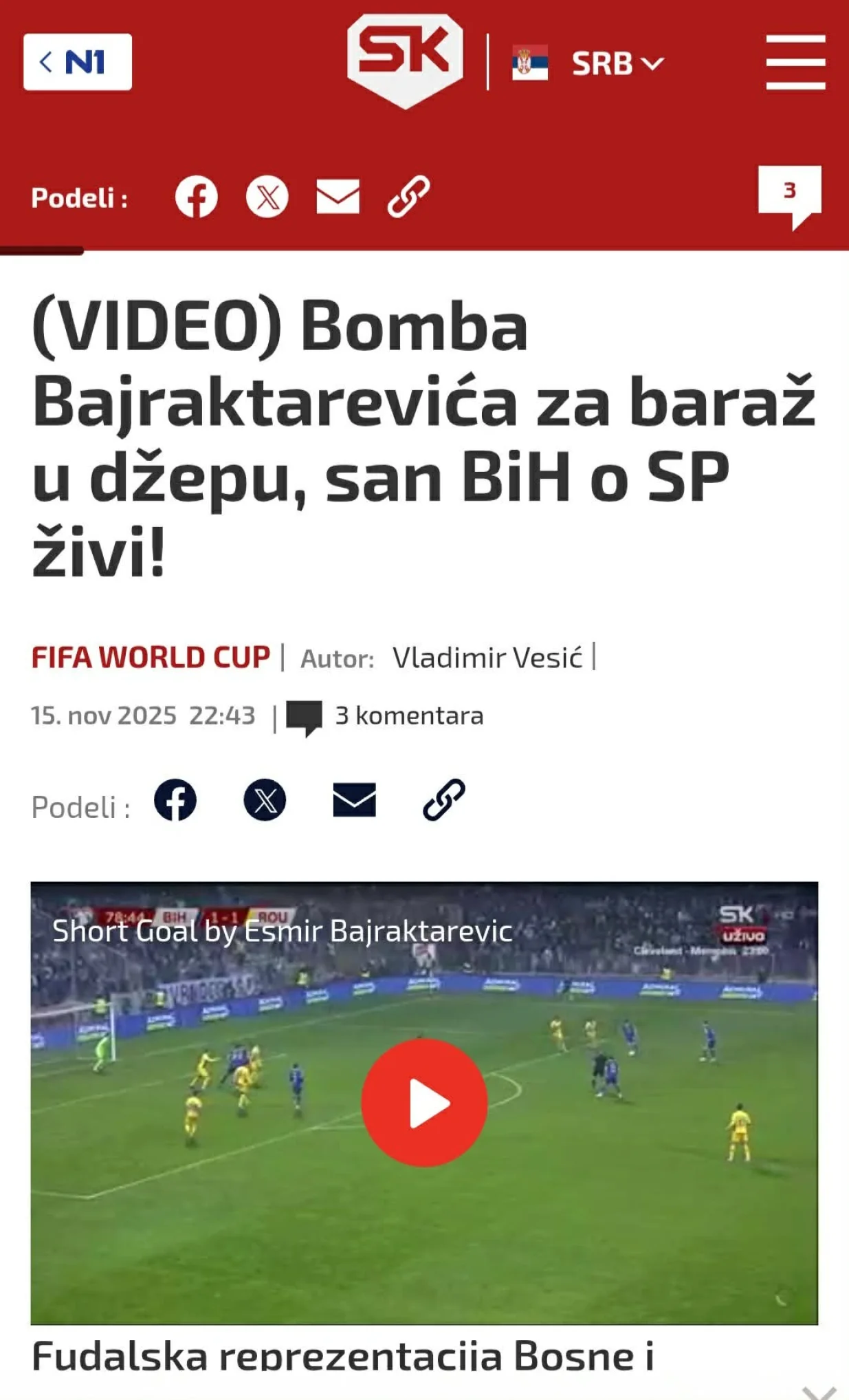 FOTO: Screenshot/Foto: 