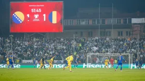 Detalj sa utakmica BiH - Rumunija (FOTO: Damir Deljo/Oslobođenje)/Foto: 