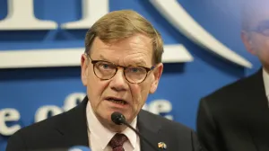 Sarajevo, BiH - 16. novembar 2025: Ministar vanjskih poslova Njemačke Johann Wadephul izrazio je večeras u Sarajevu podršku Uredu visokog predstavnika u BiH i poručio u Sarajevu da su zaštita temeljnih principa Dejtonskog mirovnog sporazuma, poštovanje teritorijalnog integriteta i suvereniteta države Bosne i Hercegovine od ključne važnosti (Denis Zuberi - Anadolu Agency)/