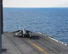 Avion na palubi nosača aviona USS Gerald R. Ford/Screenshot X