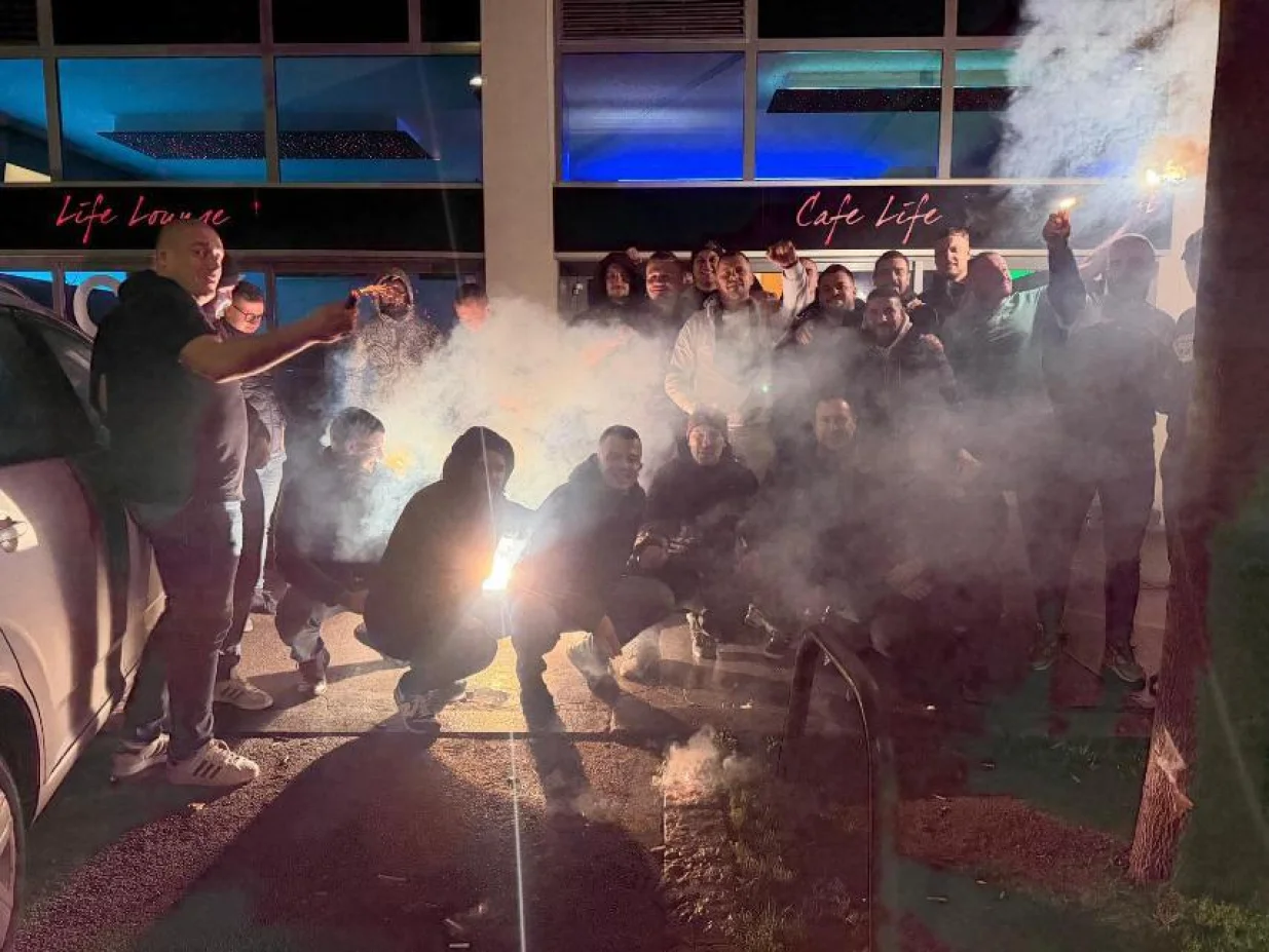 Navijači BiH u Beču/Foto: 