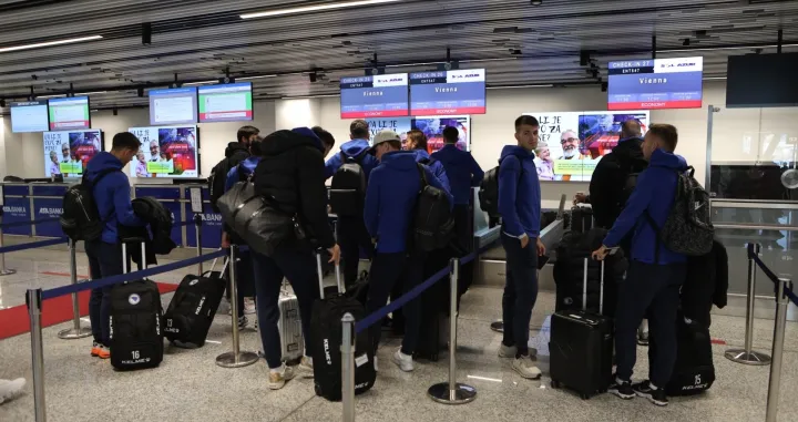 Reprezentacija BiH otputovala za Beč/Foto: 