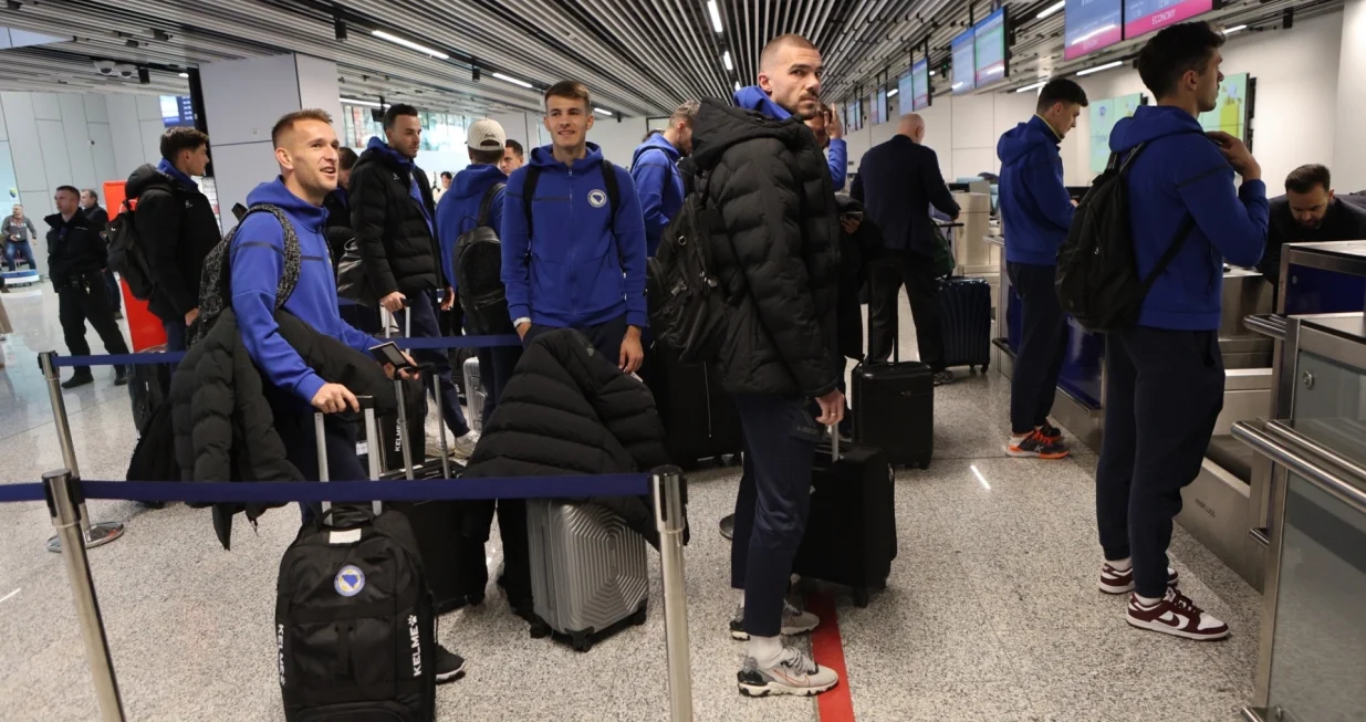 Reprezentativci BiH, ipak, jo&scaron; uvijek nisu otuptovali za Beč/Foto: 