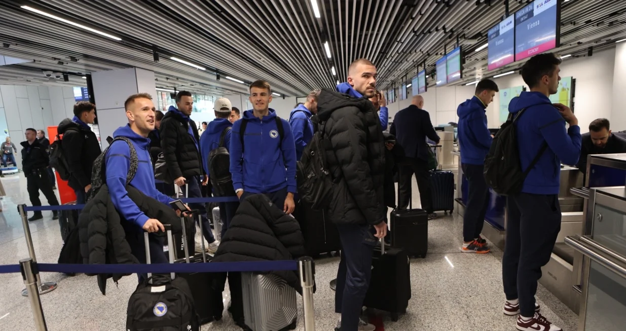 Reprezentativci BiH, ipak, jo&scaron; uvijek nisu otuptovali za Beč/Foto: 