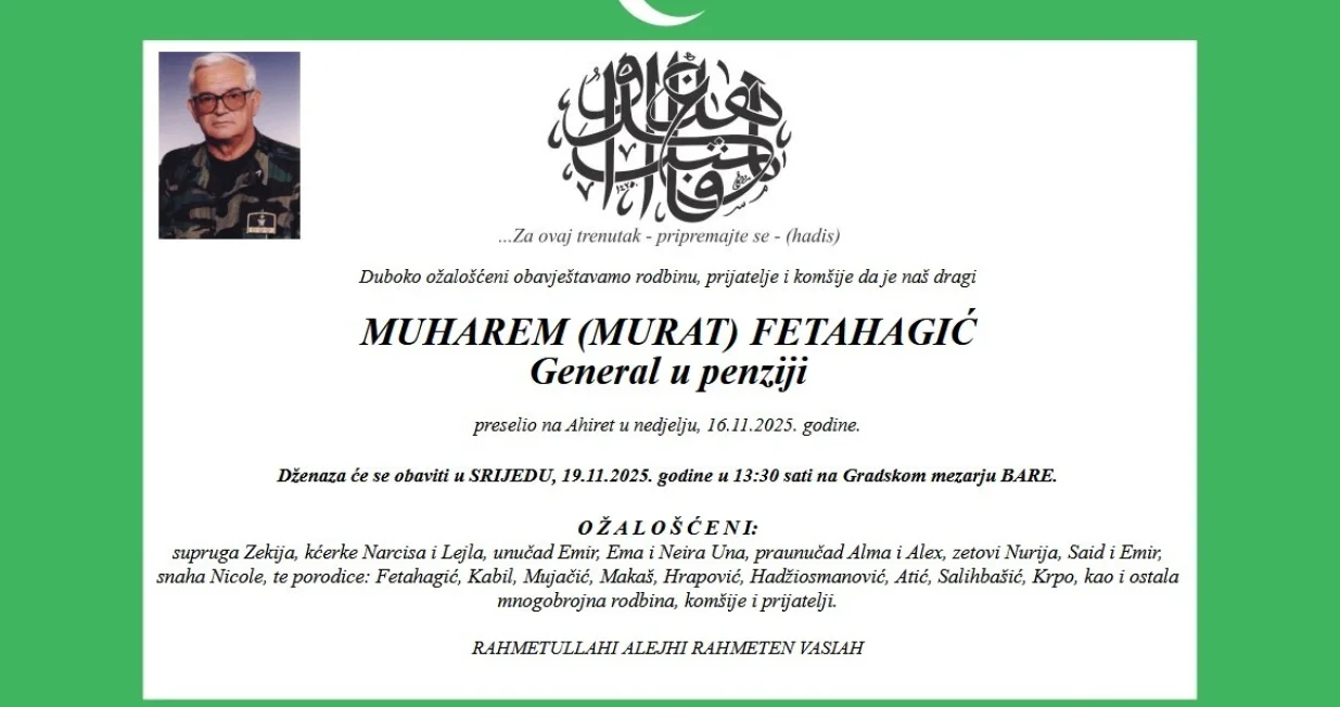 Fetahagić se 13. aprila pridružio braniocima BiH/