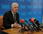 Dragan Čović, predsjednik HDZ-a BiH, press konferencija/Emanuel Soca