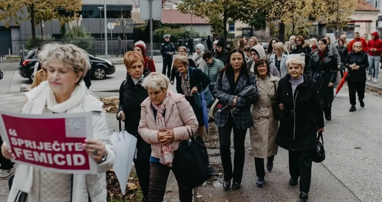 mostar mirna šetnja protest nakon ubistva aldine jahić/Bljesak.info