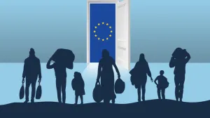 Pavle Mijović, kolumna, EU, odlazak, migranti, vizual za kolumnu/Benjamin Krnić