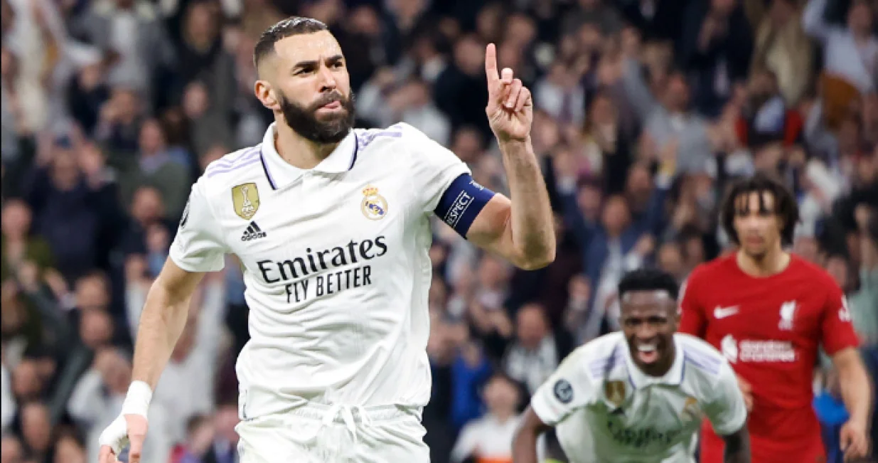 Karim Benzema, Real Madrid - Liverpool/Foto: 