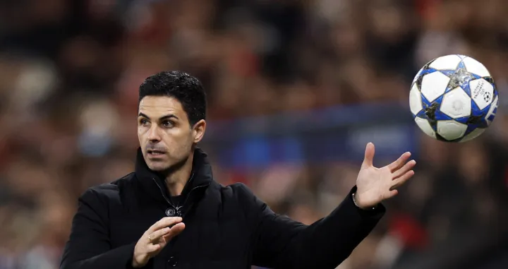 Soccer Football - UEFA Champions League - Slavia Prague v Arsenal - Fortuna Arena, Prague, Czech Republic - November 4, 2025 Arsenal coach Mikel Arteta REUTERS/David W Cerny/Foto: David W Cerny